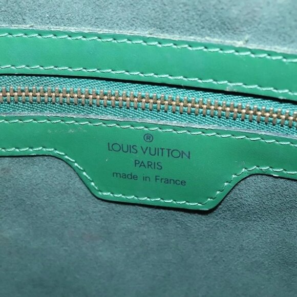 LOUIS VUITTON Epi Lussac Shoulder Bag Green M52284 LV Auth 128573 - Picture 10 of 16